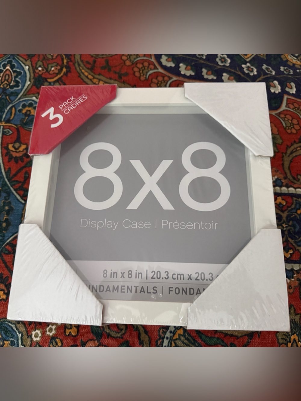 White 8x8 Display Frame - 3 Pack